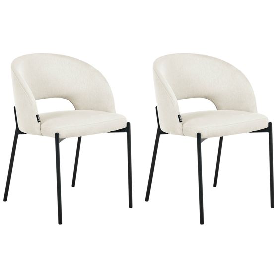 Ruokatuolisetti 2 kpl PENNY kangas Vaaleanbeige