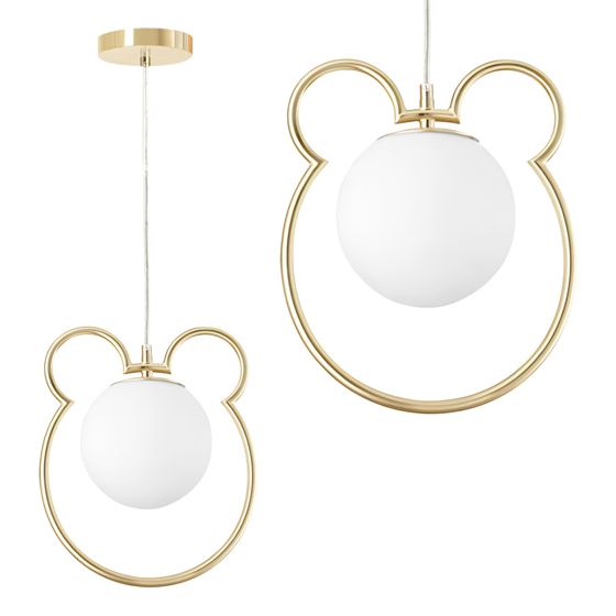 TOOLIGHT riippuvalaisin G105-1W kulta valkoinen, 28X25X28CM