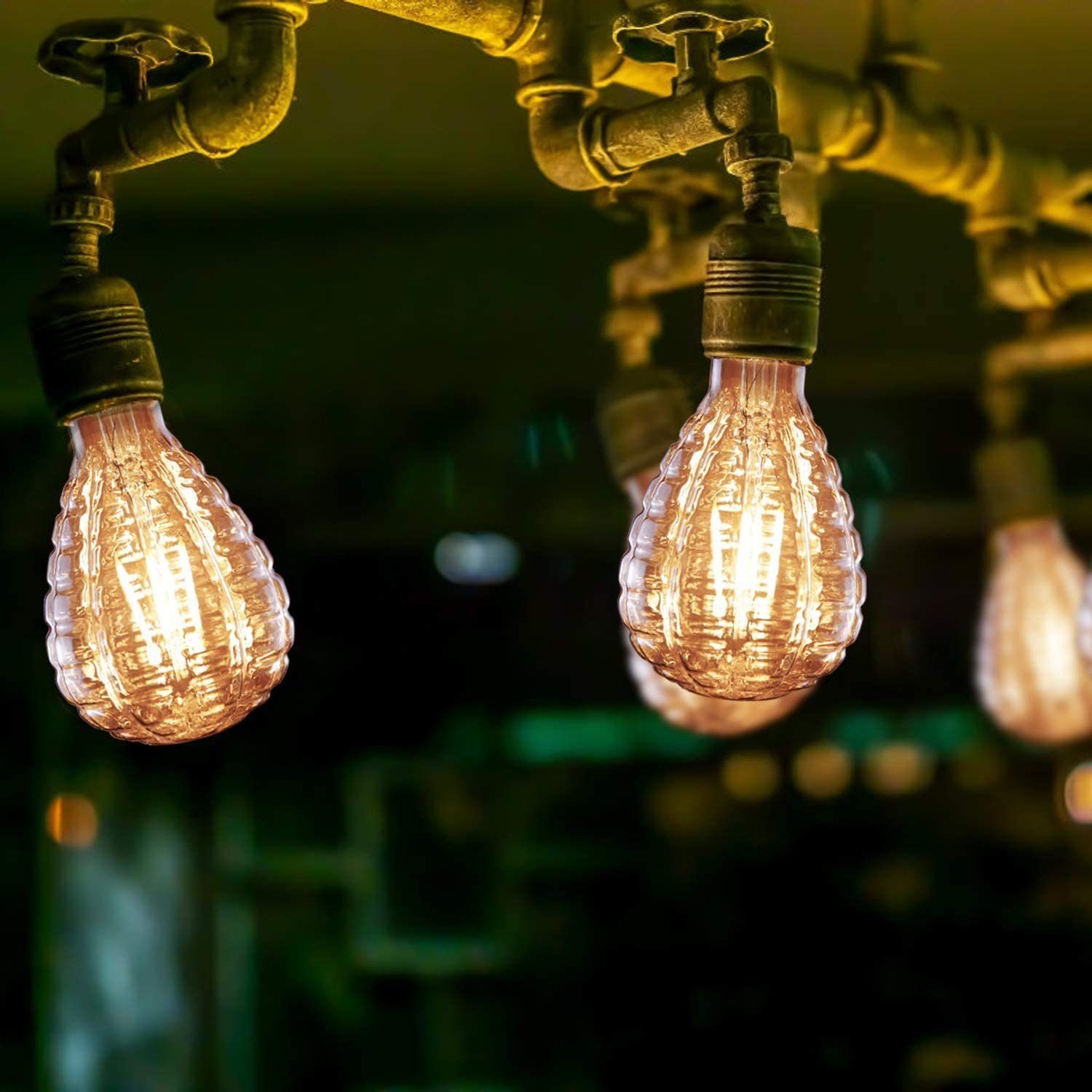 NETTLIFE E27 LED-lamppu vintage lamppu retro lämpövalkoinen edison-lamppu hehkuluma lämpövalkoinen energiansäästölamppu 4W lamppu