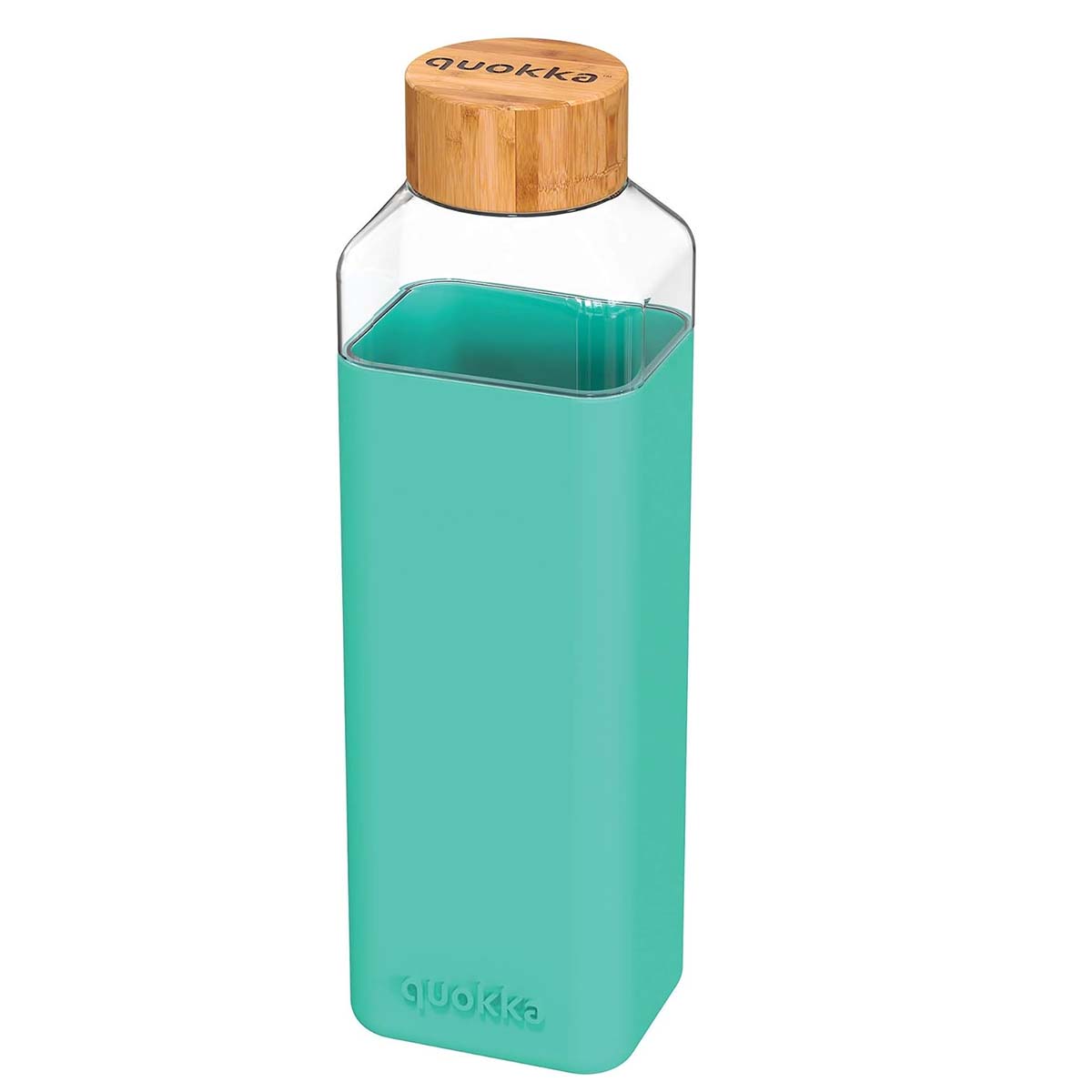 Neliöpullo 700 ml bamburuuvikorkilla