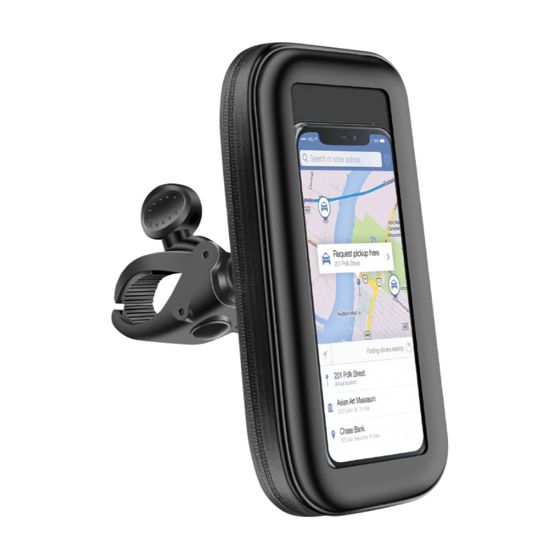 Pyöräteline Kotelolla Älypuhelimelle 3.5'' - 6.9'' Vedenpitävä