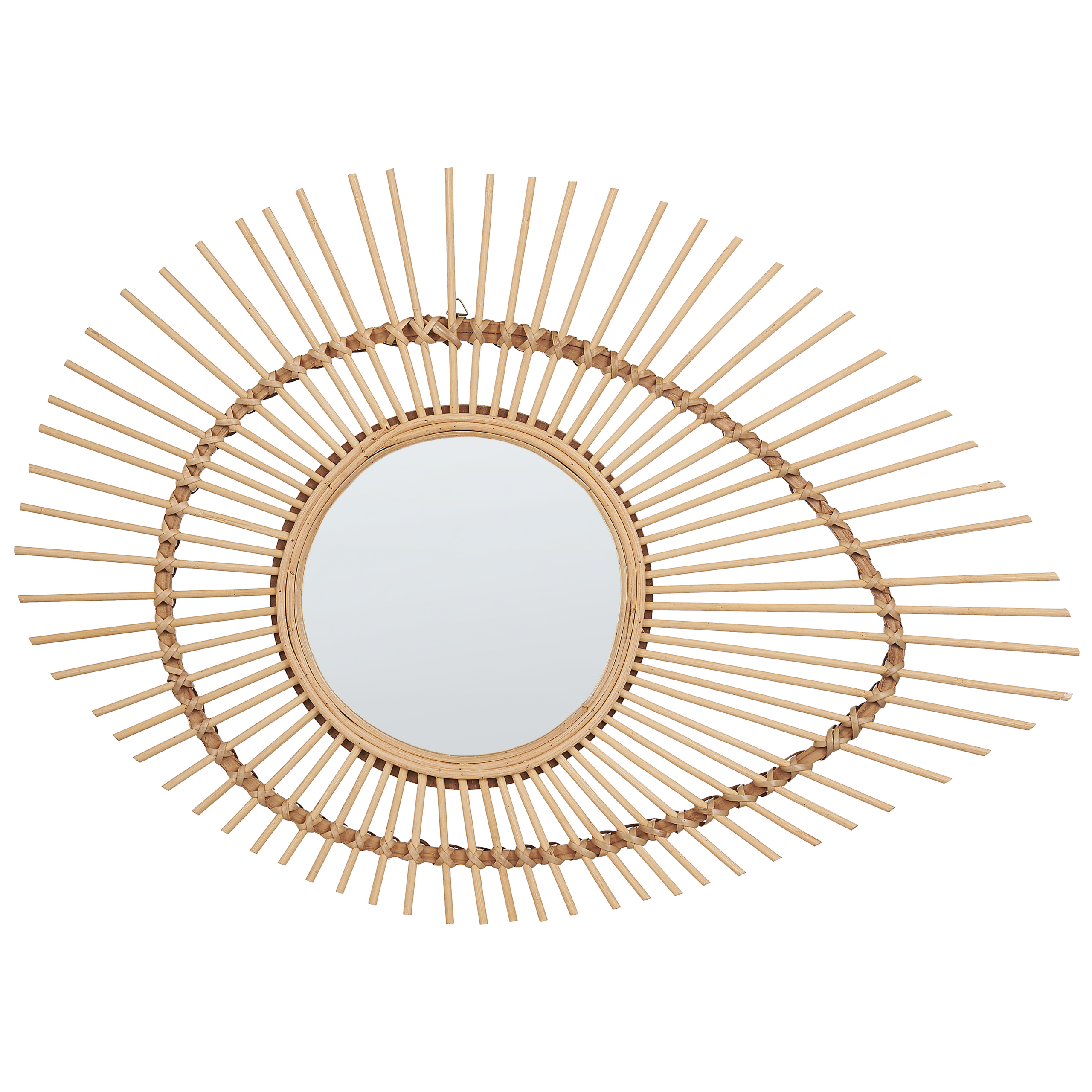 Seinäpeili BARIO 63 cm 45 cm Bambu Luonnonväri