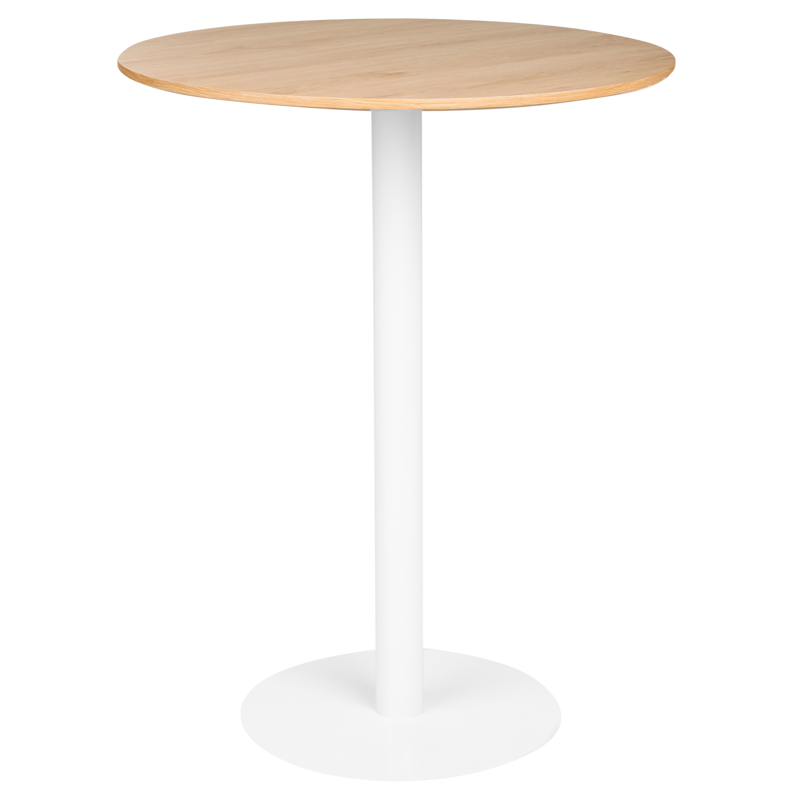Baaripöytä MORELLA Vaaleanruskea/valkoinen 80 cm 80 cm