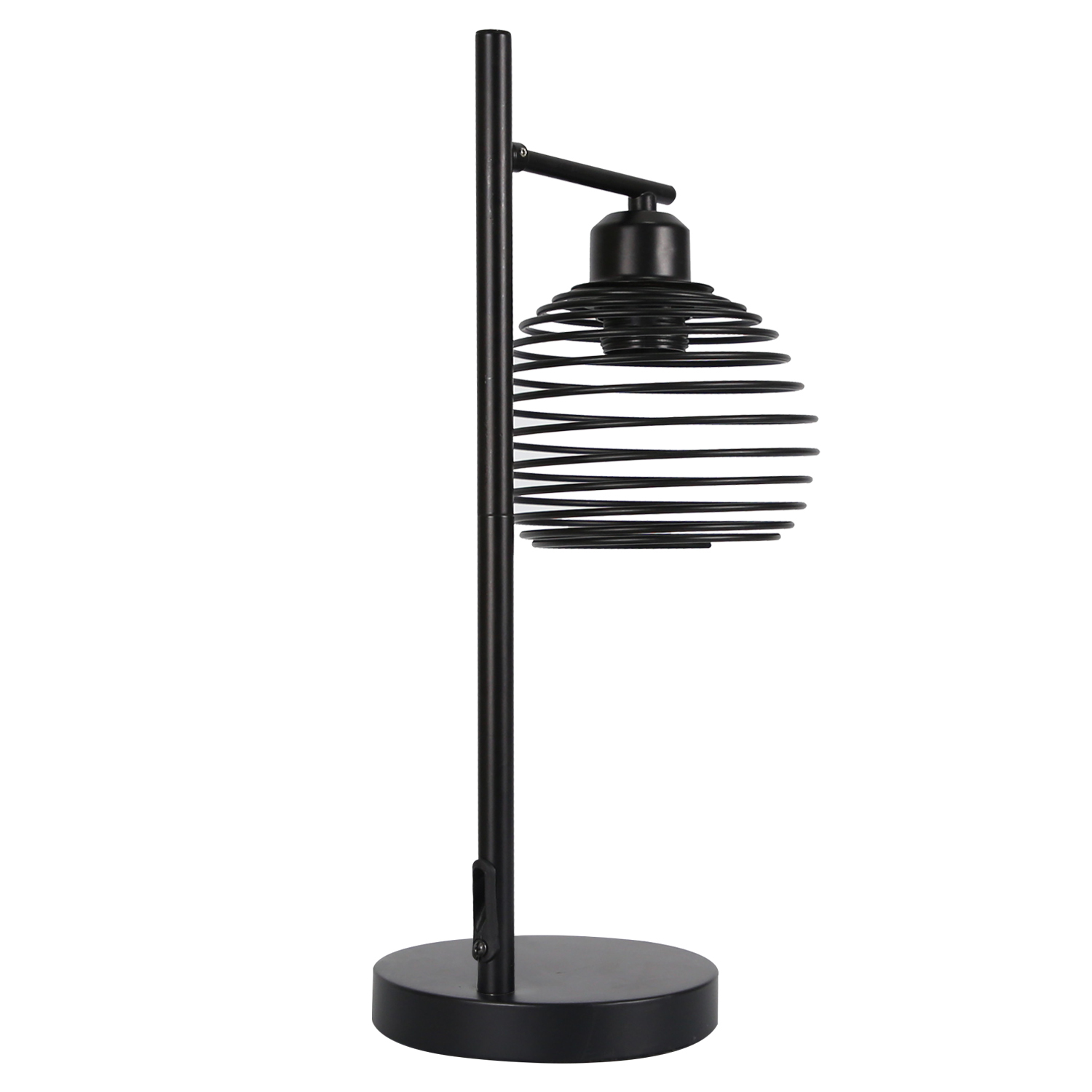 NETTLIFE Vintage-pöytävalaisin, yövalaisin, E27, musta, makuuhuone, teollinen, metallinen, pöytävalaisin, max. 40w, retrotyylinen pöytävalaisin