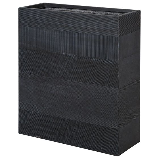 Kukkaruukku THIMENA 80 cm Musta