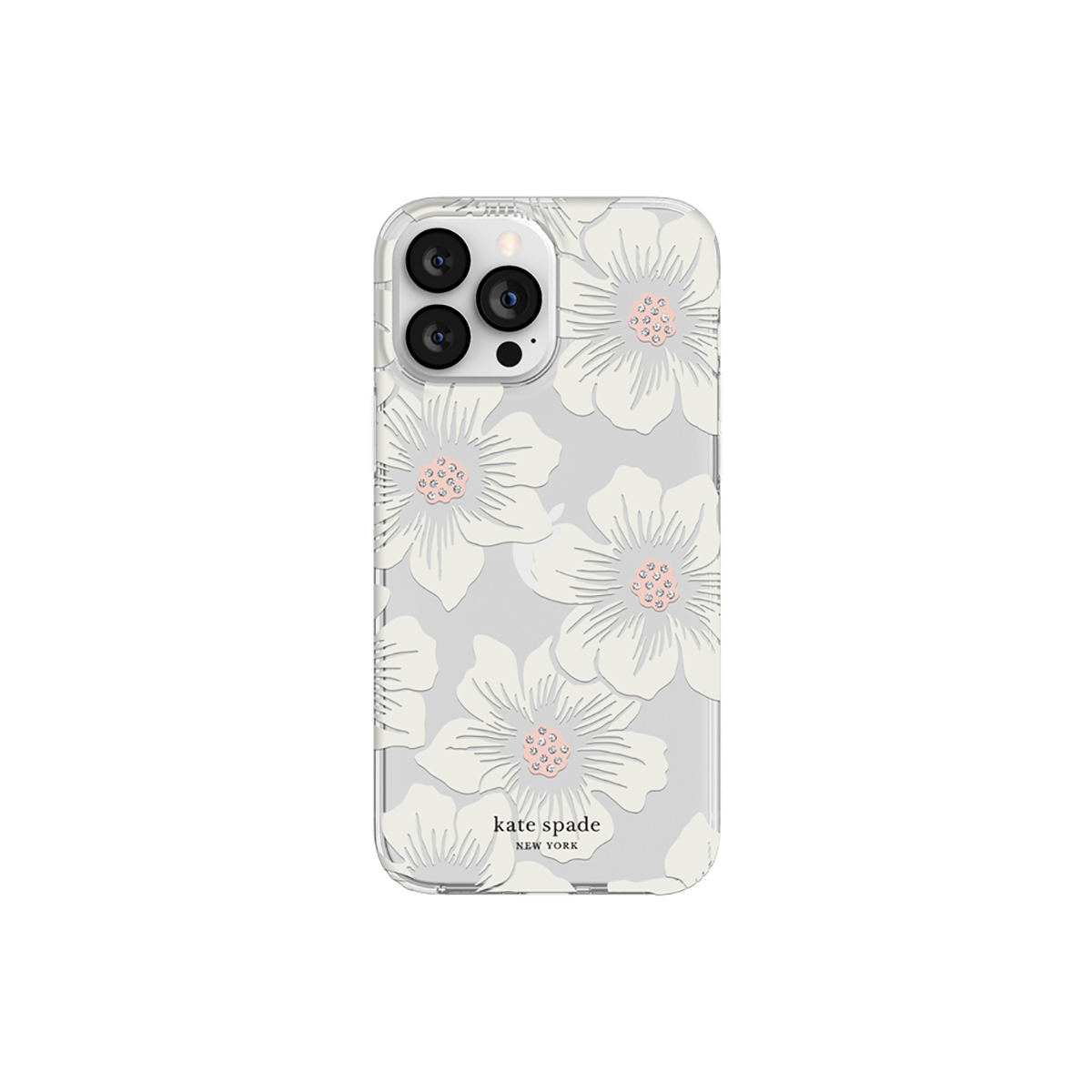 Kotelo iPhone 12 Pro Max / 13 Pro Max Hollyhock-sarja Ruusupuu-kuvio