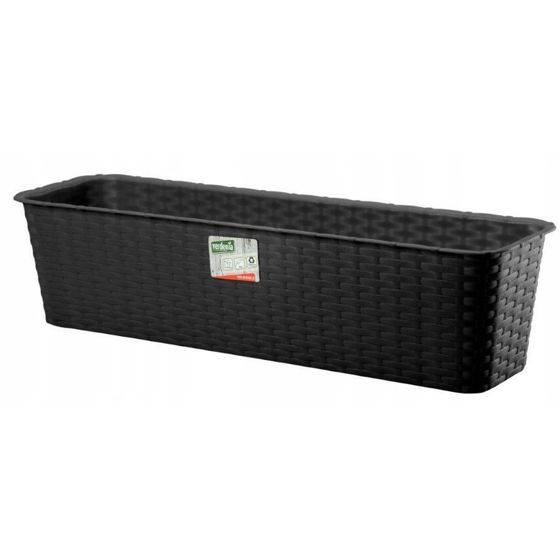 Antrasiittirottinkiparvekelaatikko 60 cm