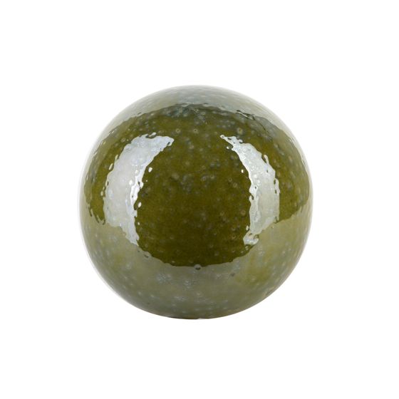 Koristepallo keramiikka SAGGIO 6x10,5x10,5 cm vihreä 1 kpl