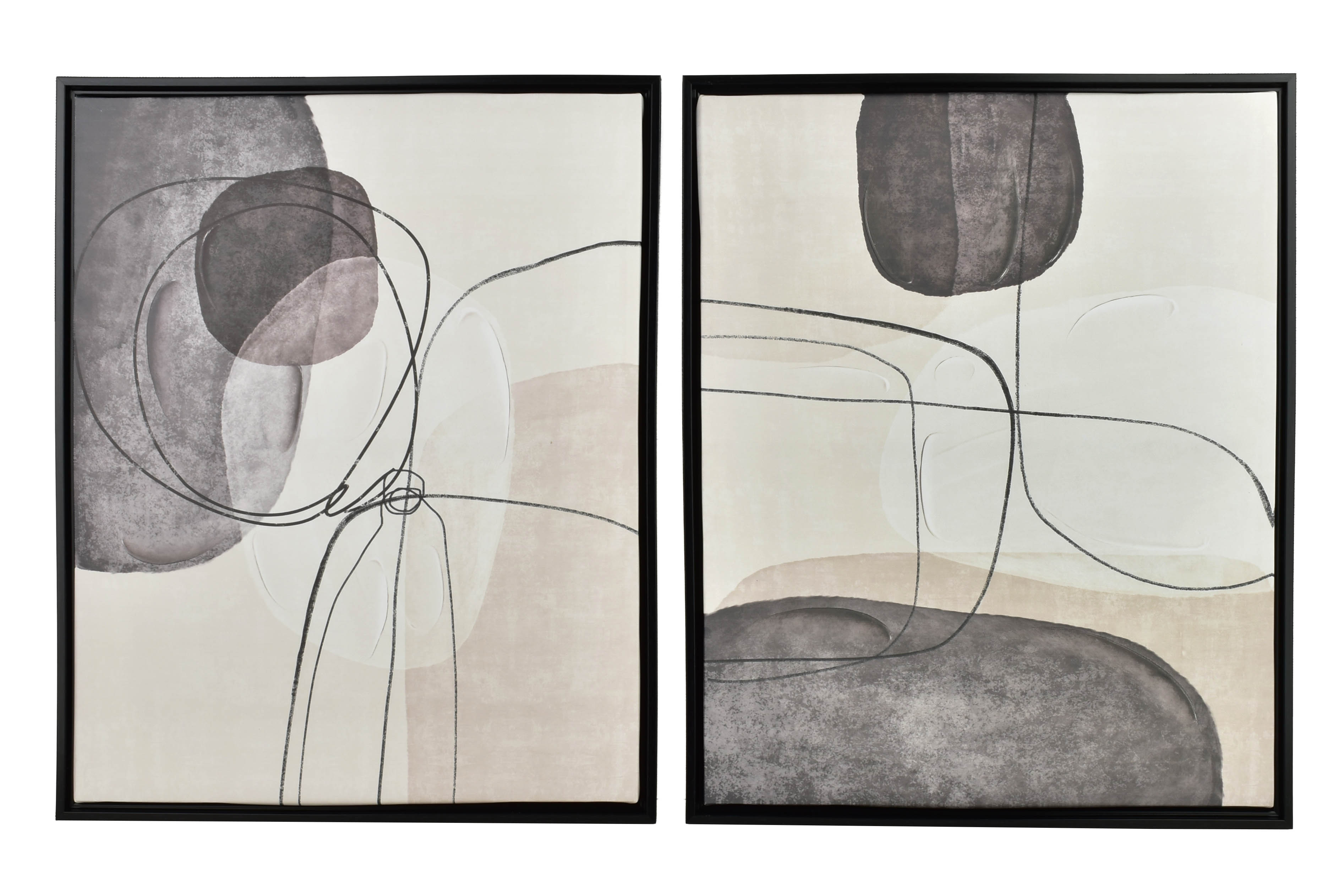 Taulu paperi Inga Modern 40x50 musta 2kpl