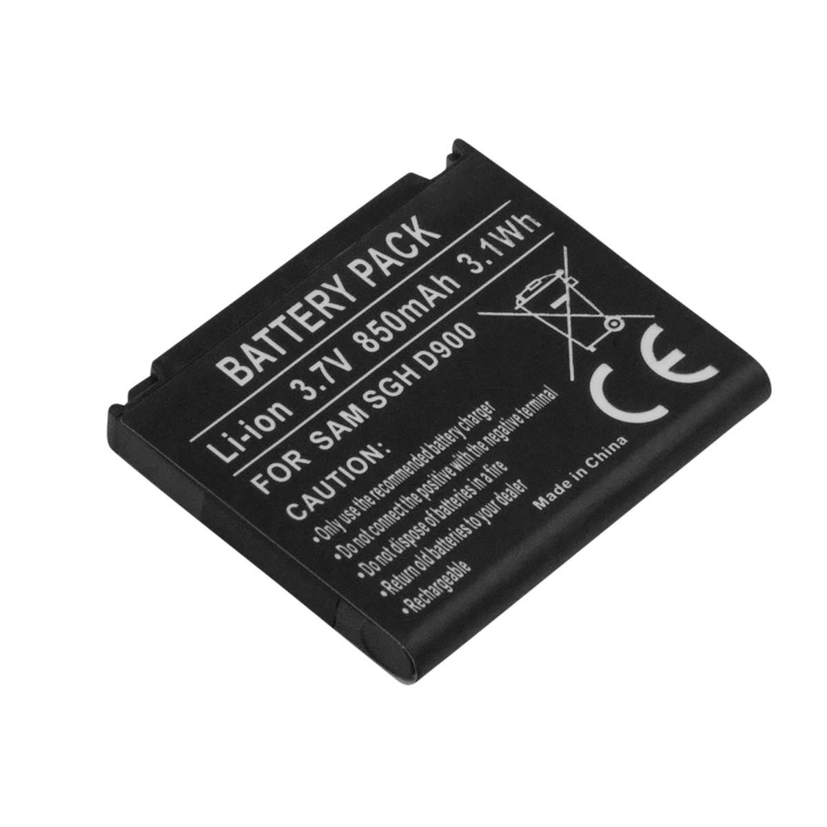 Akku Samsung SGH D900 Li-ion 3,7V 850mAh 3,1Wh