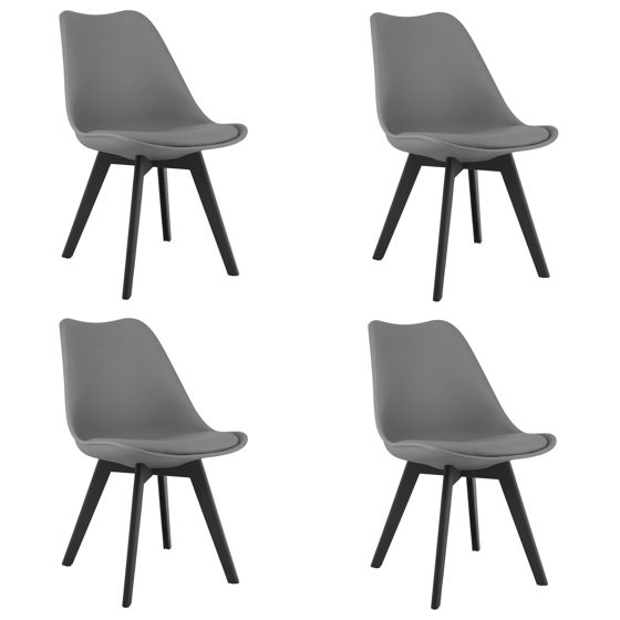 MARK-tuoli - grafiitti / mustat jalat x 4