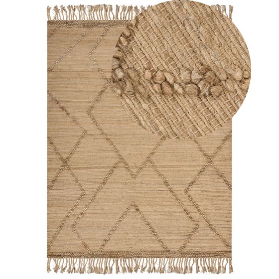 Matto HANDERE Beige 160 x 230 cm juutti