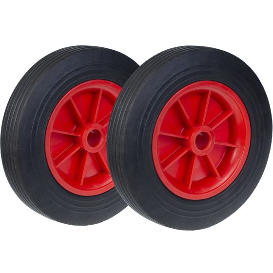 250mm 10" tuuman kumipyörä Power Washer Generator 1 tuuman reikä 250kgs (2 kpl) (2 kpl)