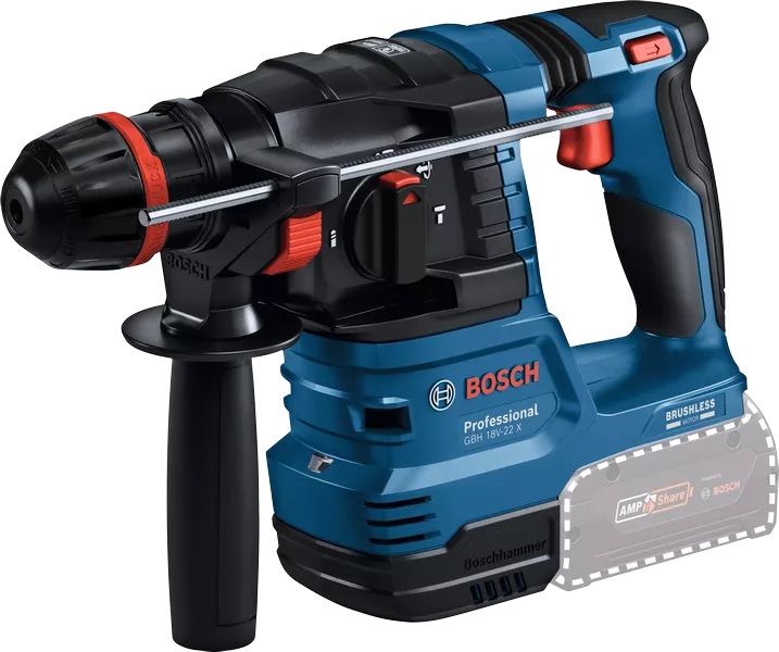Bosch GBH 18V-22 Professional -Akkuporavasara SDS-Plus Runko