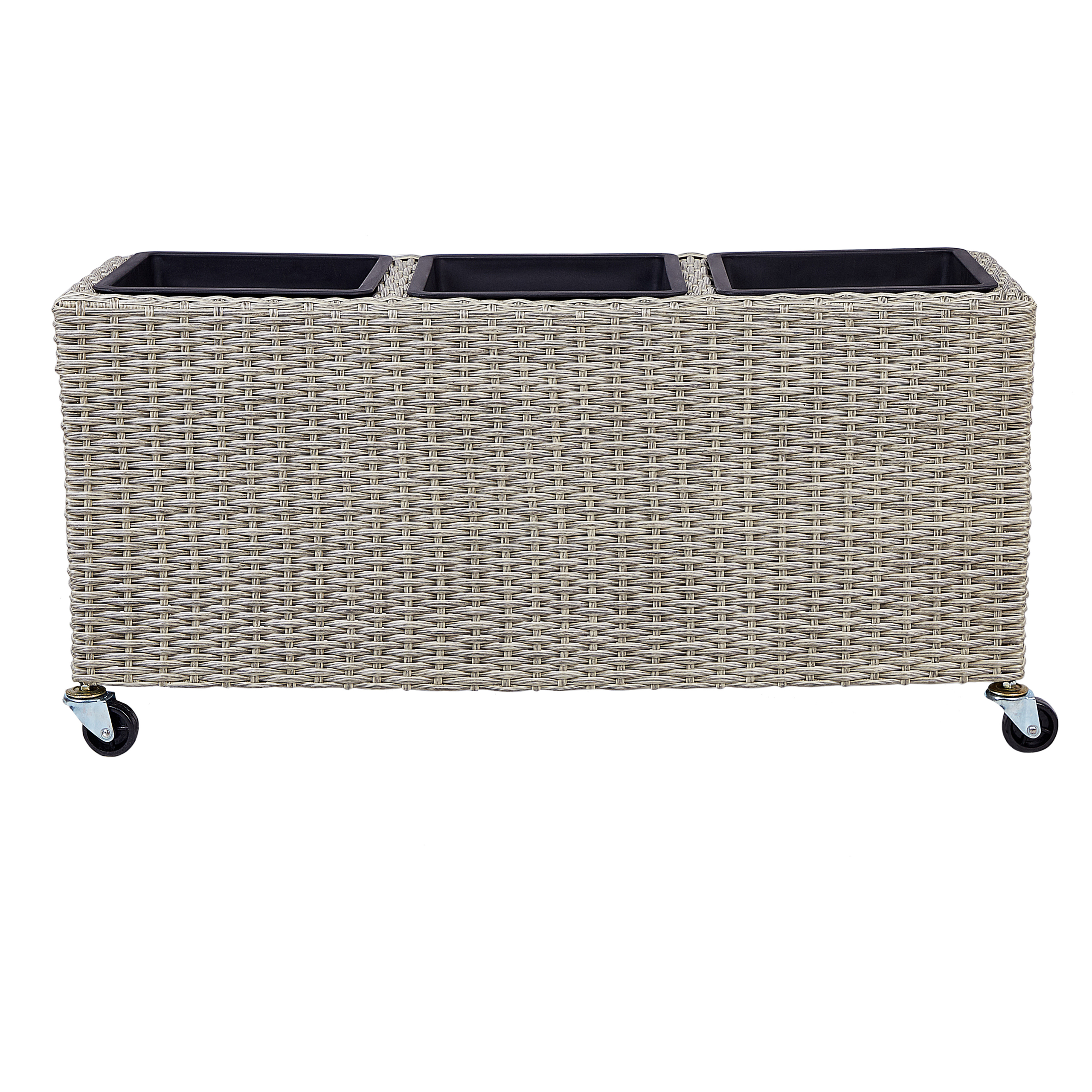 Kukkaruukku BELLIS polyrottinki 82 cm Vaaleanruskea