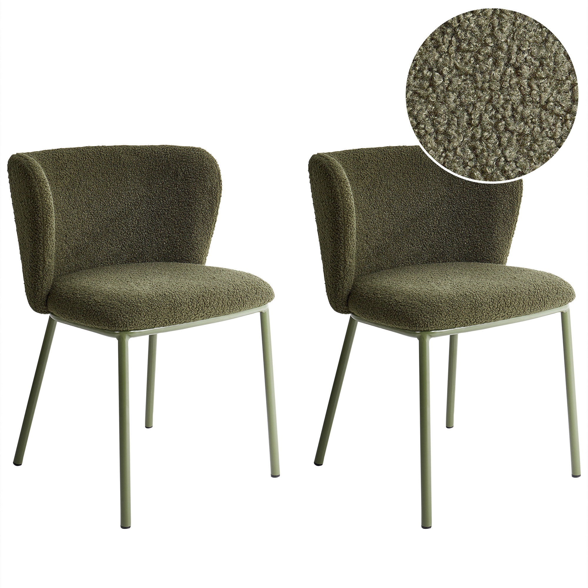 Ruokatuolisetti 2 kpl MINA II Tummanvihreä