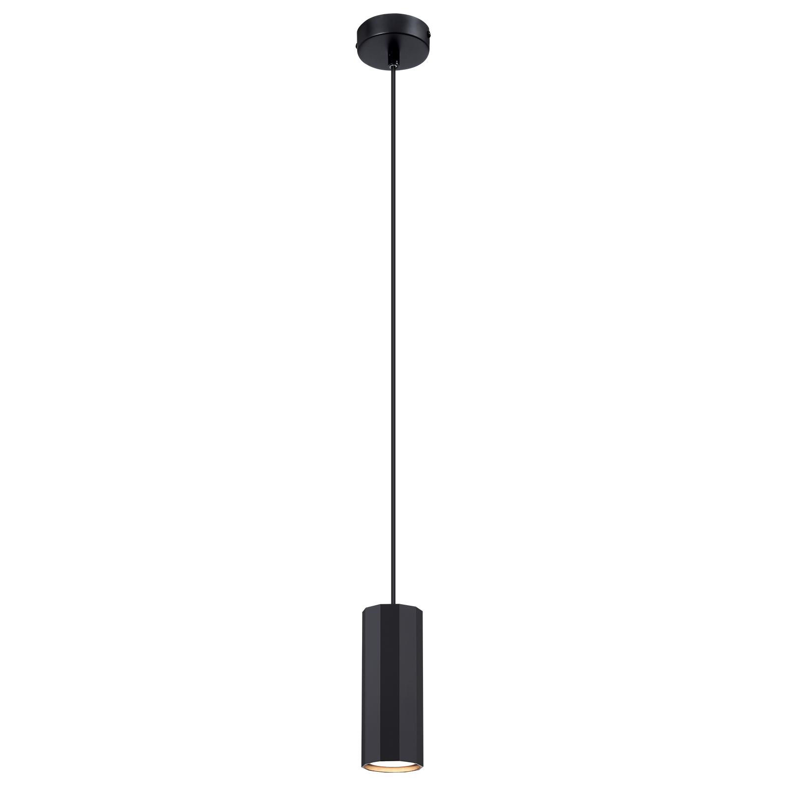 NETTLIFE Musta metallinen riippuvalaisin, halkaisija 170 cm, GU10, 1 liekki, moderni teollinen olohuoneen sisustus, ruokailutilan sisustus