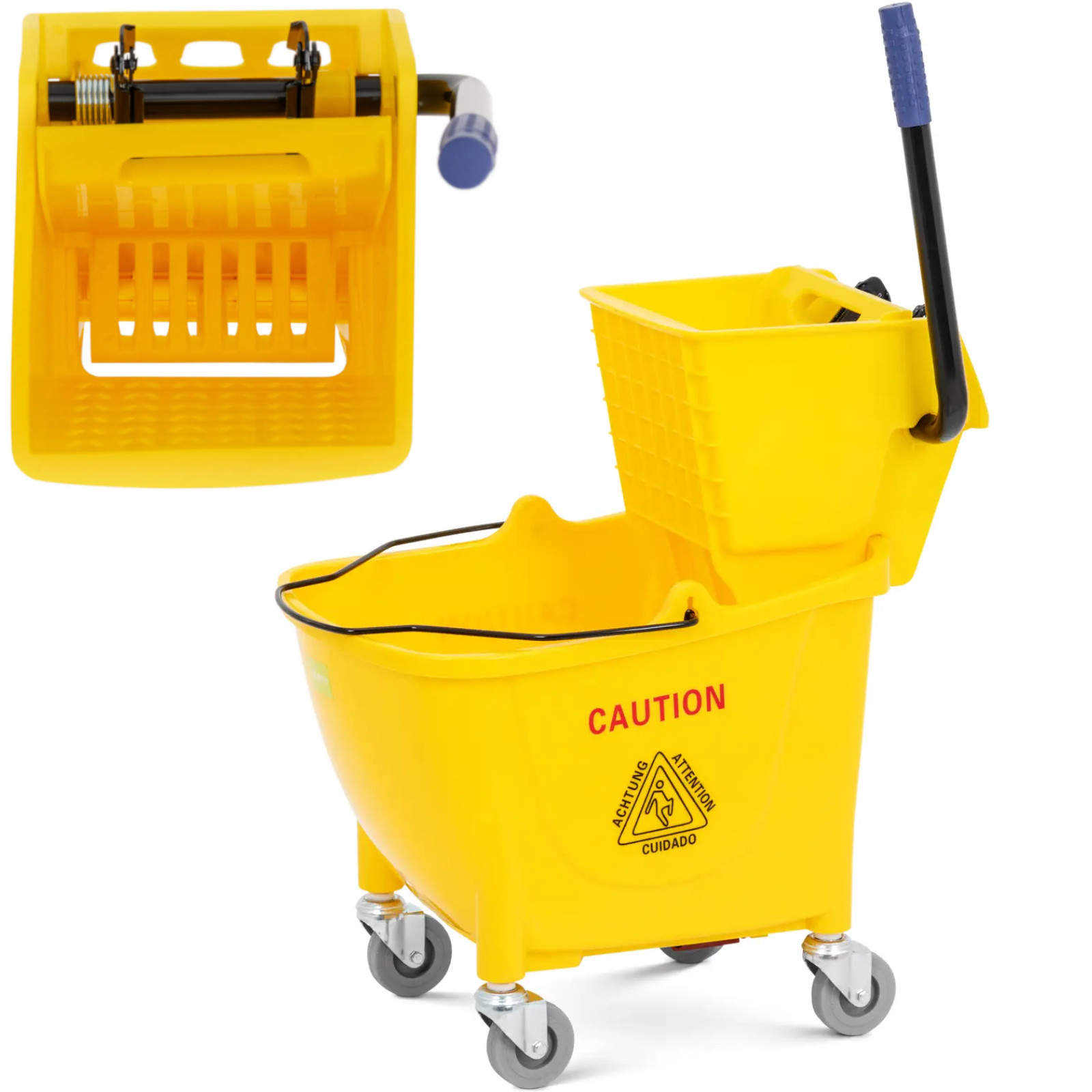 Lattianpuhdistuskärry puristimella 32 l