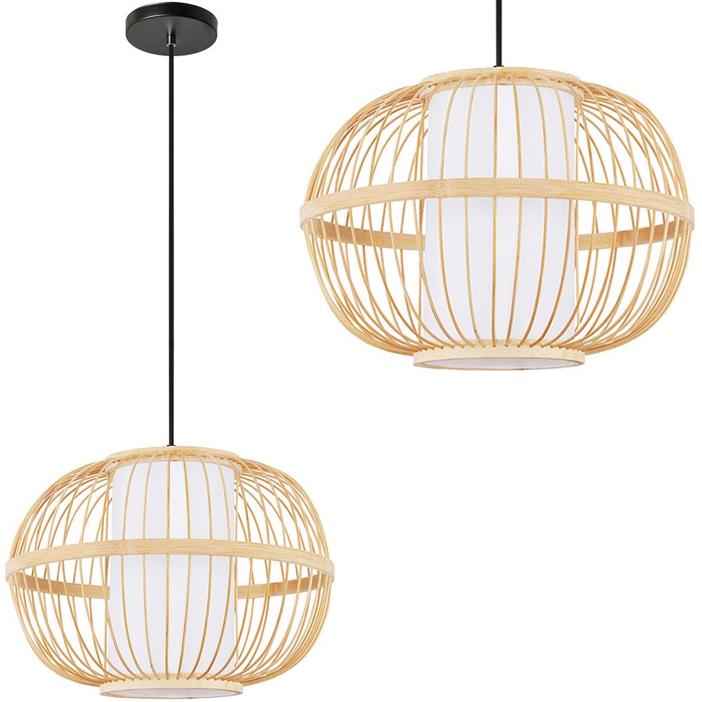 TOOLIGHT riippuva kattovalaisin APP1631-1CP BOHO beige, 30x30x20, 5cm