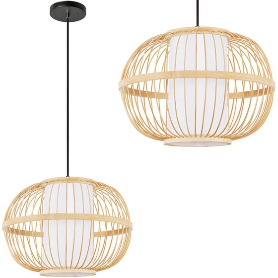 TOOLIGHT riippuva kattovalaisin APP1631-1CP BOHO beige, 30x30x20, 5cm