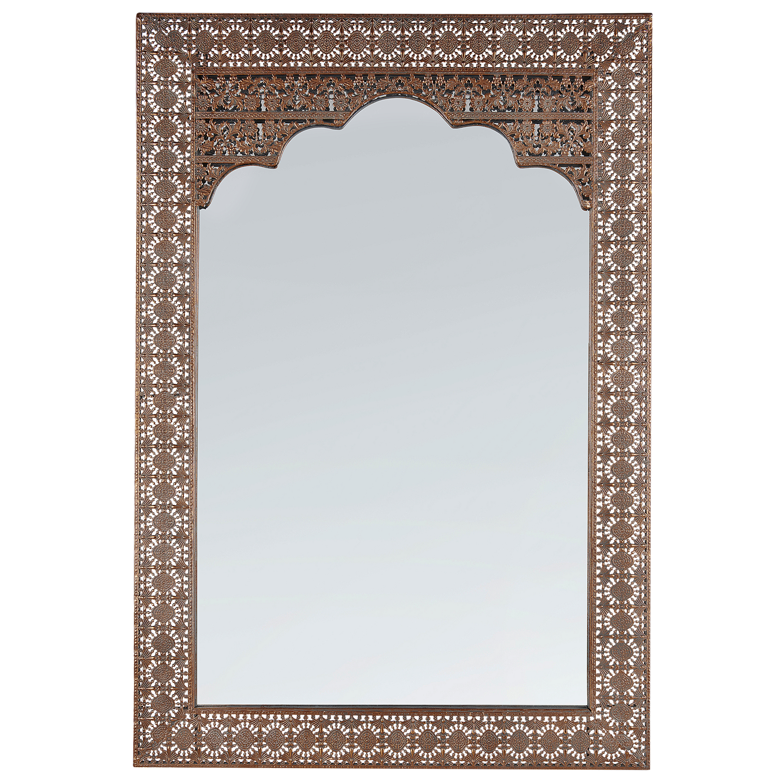 Seinäpeili PALI 60 cm 90 cm Metalli Kupari