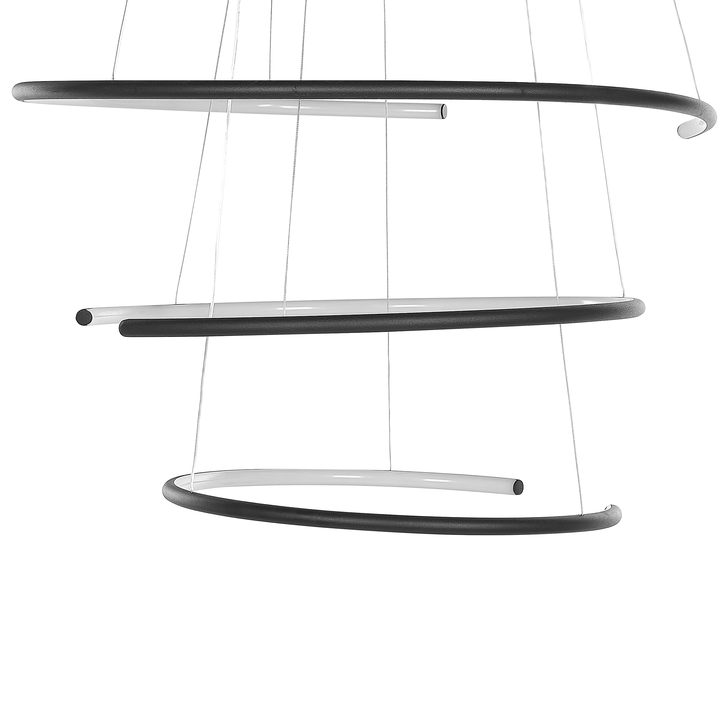 LED-riippuvalaisin MAYU metalli Musta