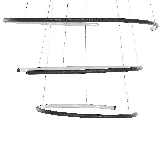 LED-riippuvalaisin MAYU metalli Musta