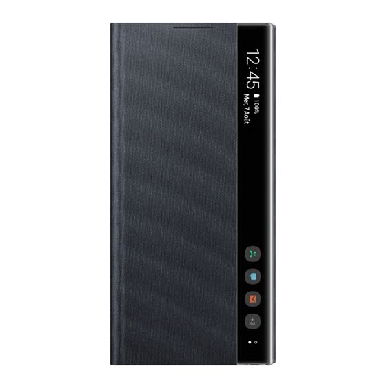 Kotelo Galaxy Note10 Folio Clear View Cover