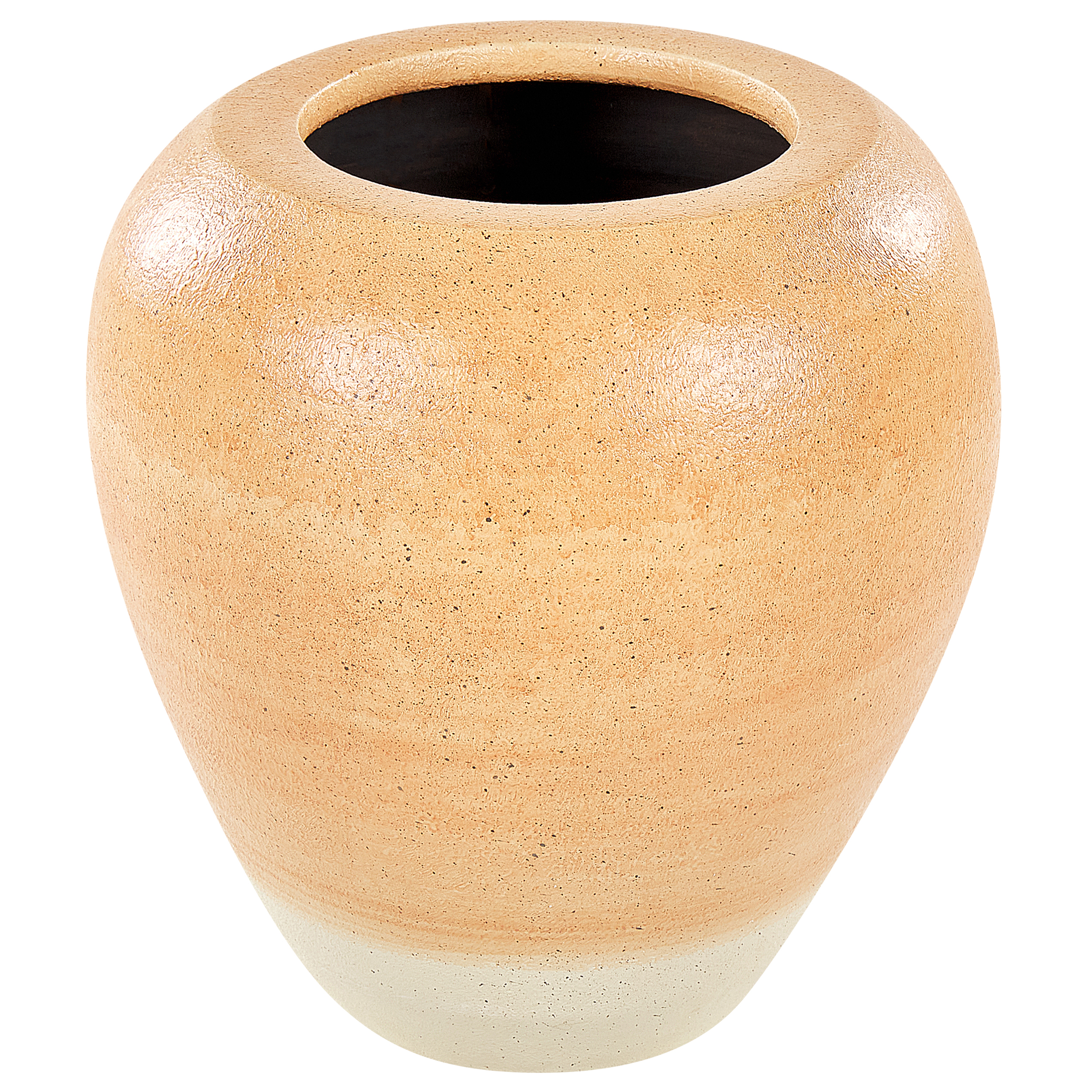 Koristemaljakko SKIONE 34 cm Keramiikka Vaaleanruskea