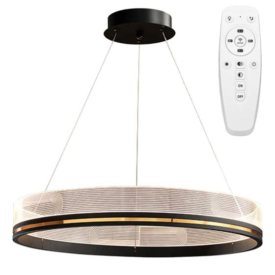 TOOLIGHT riippuva kattovalaisin APP1192-CP musta, 60x60x73cm