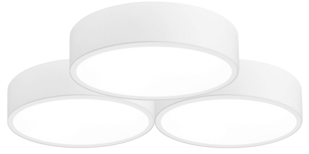 TOOLIGHT kattovalaisin APP879-C TRIPLE valkoinen, 46x49x5cm