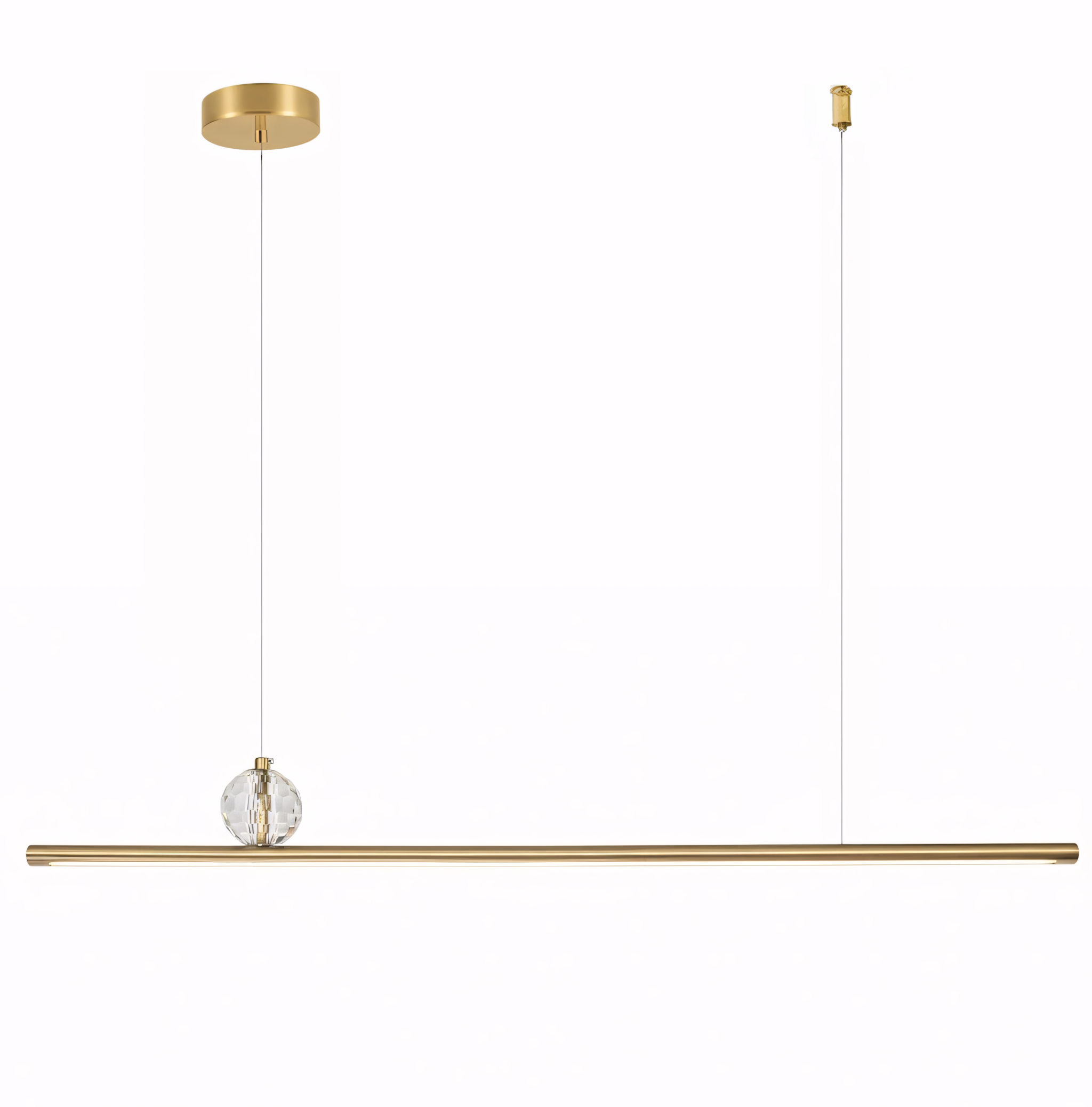 TOOLIGHT riippuvalaisin APP1778-CP harjattu kulta, 90x2x10cm