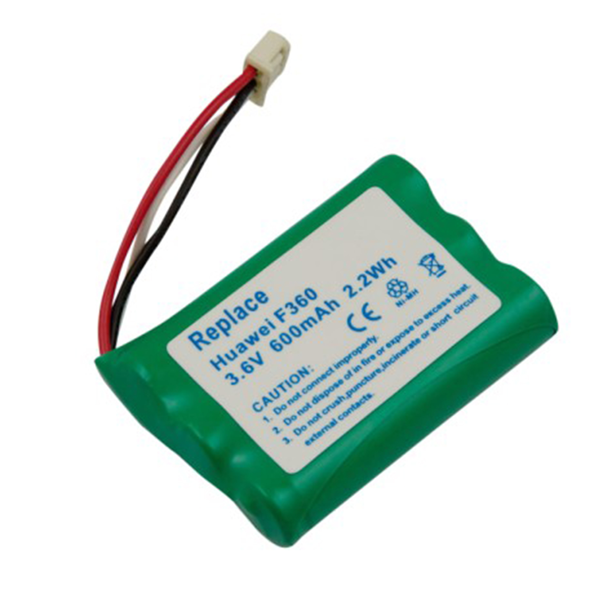 Akku Huawei F360:lle, NiMH 3,6V 600mAh 2,2Wh