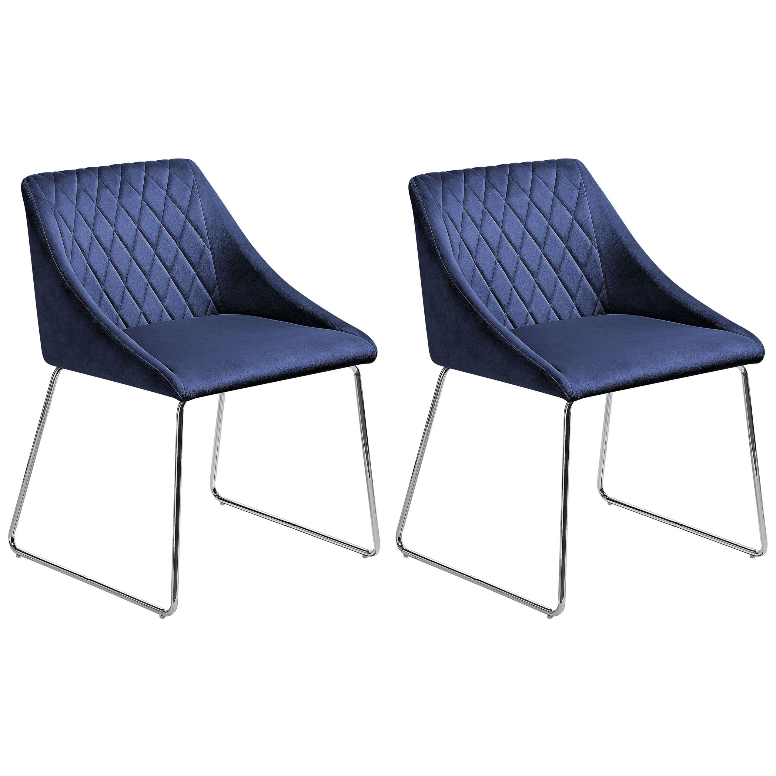 Ruokatuolisetti 2 kpl ARCATA Sametti Laivastonsininen
