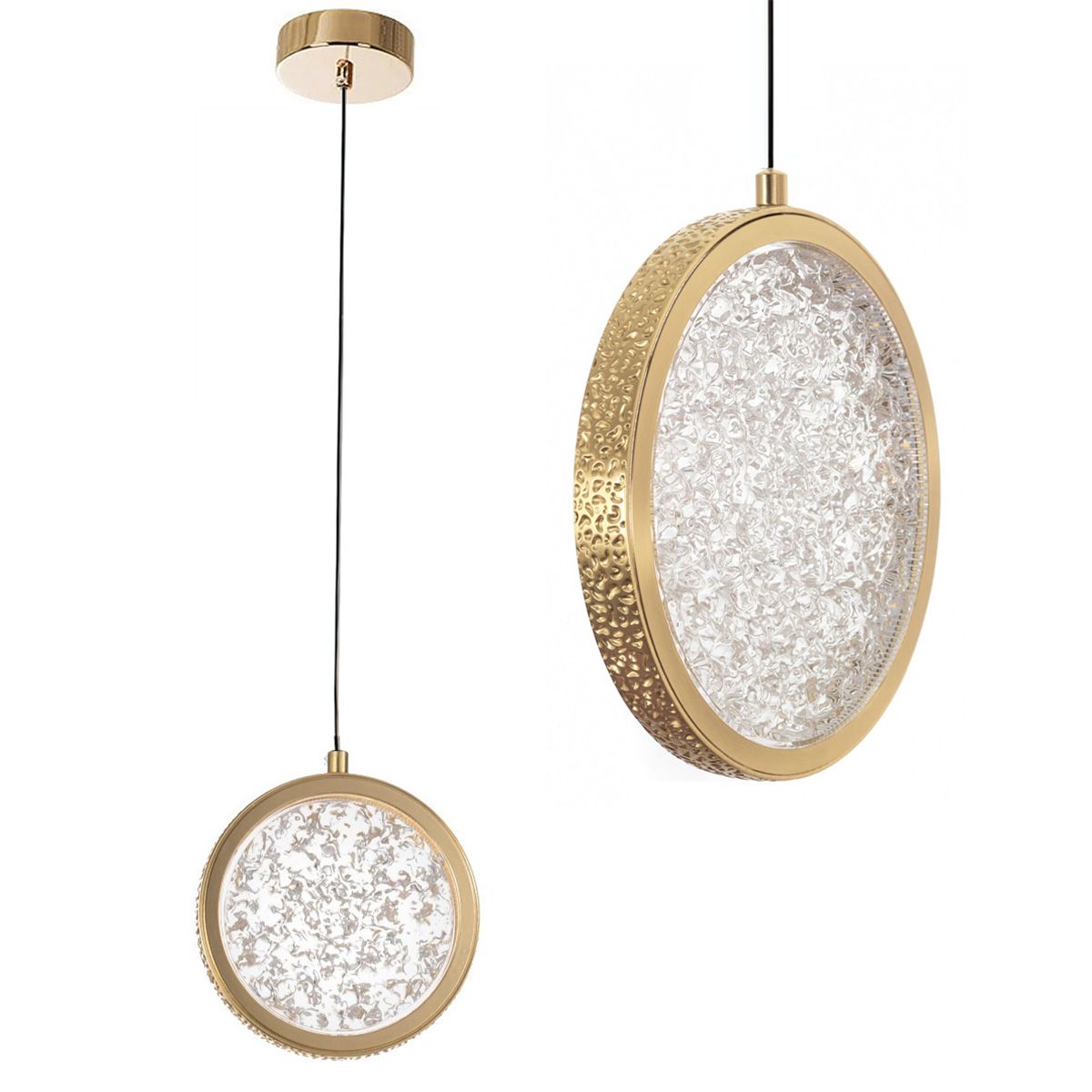TOOLIGHT riippuva kattovalaisin LED G089-1CP läpinäkyvä, 20x20x20cm