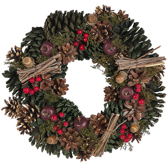 Joulukranssi NURMES Vihreä 35 cm