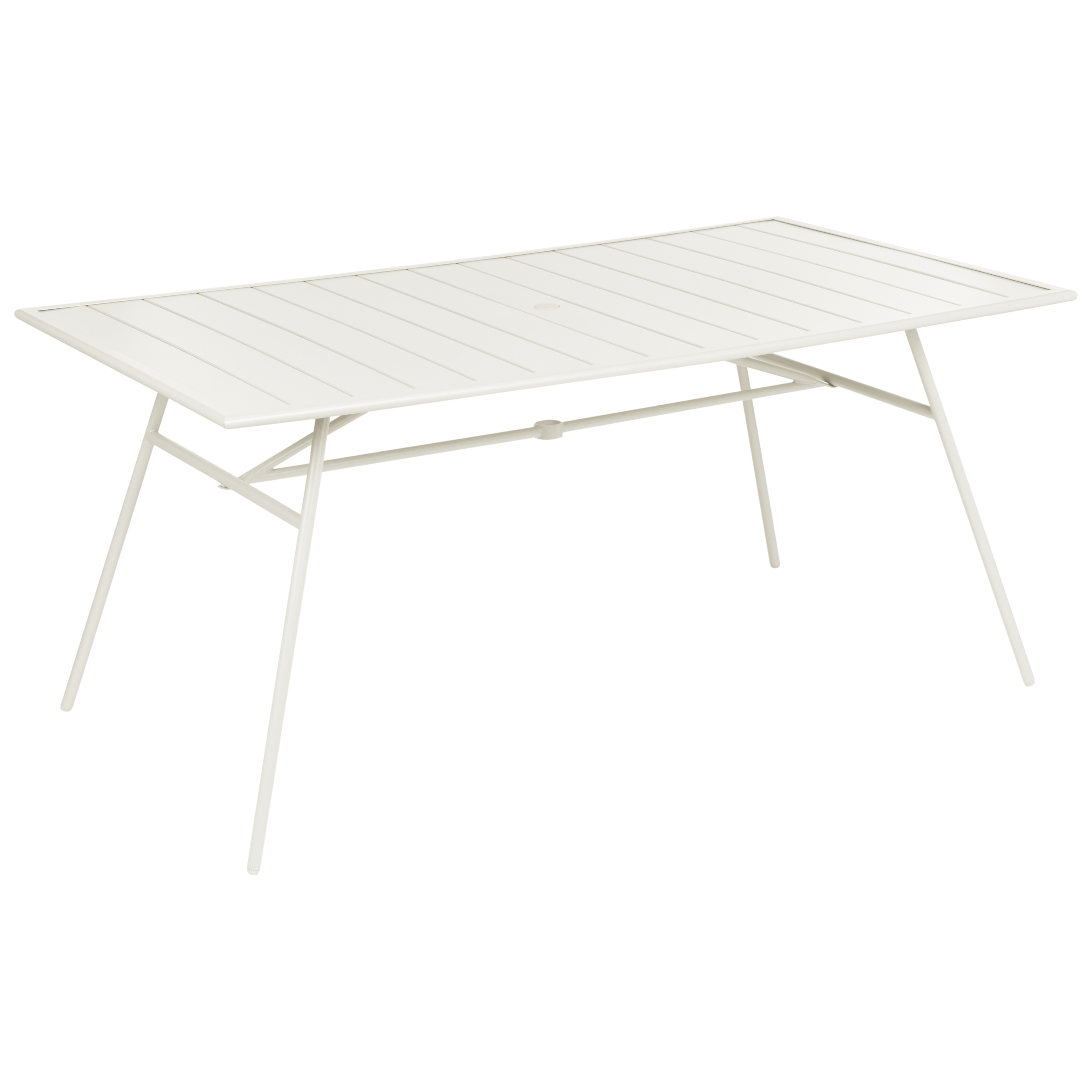 Puutarhapöytä TERENZO 160 cm 90 cm Metalli Vaaleanbeige