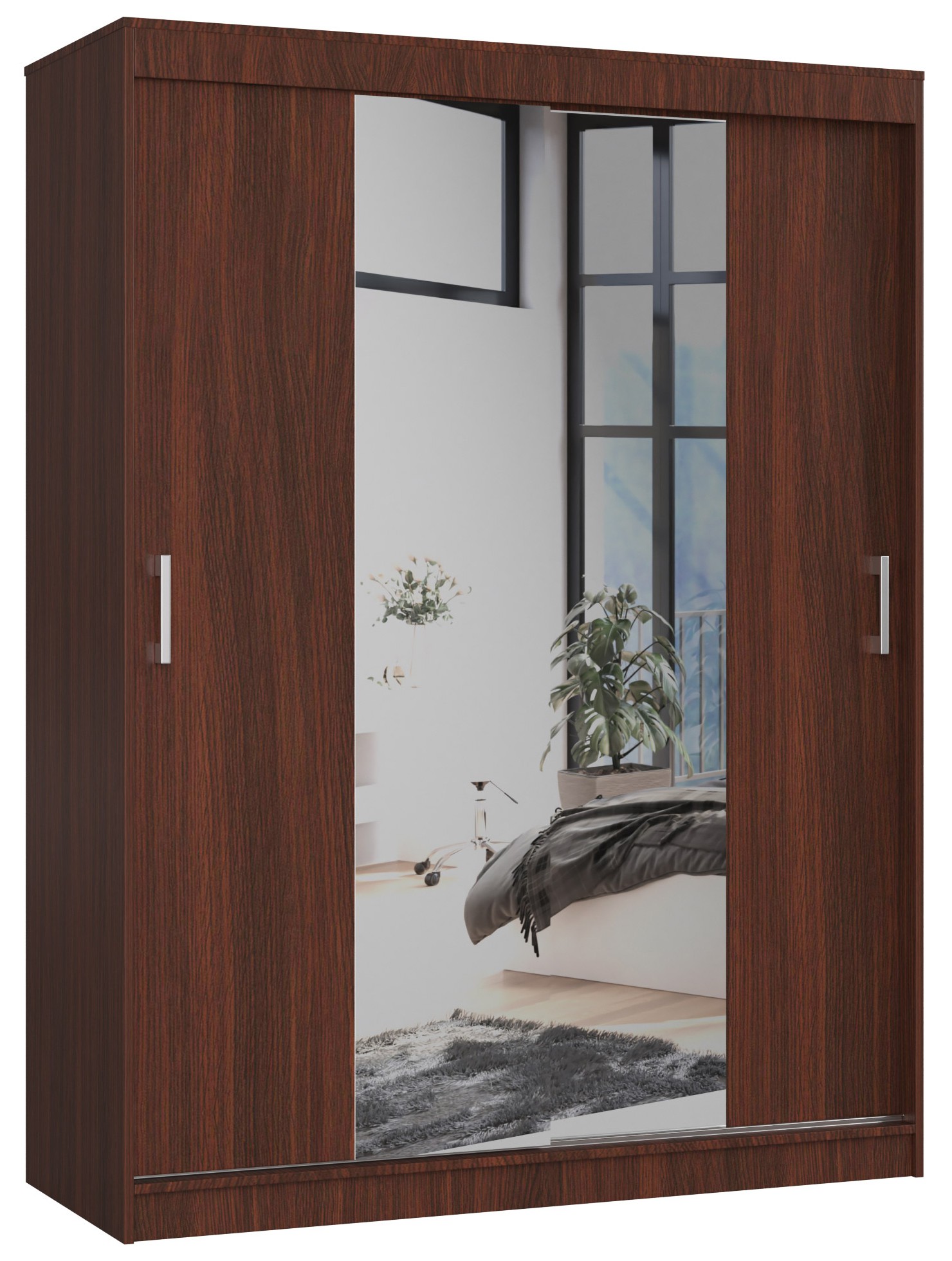 Akord Liukuovi Kaappi Wenge 150x60x200