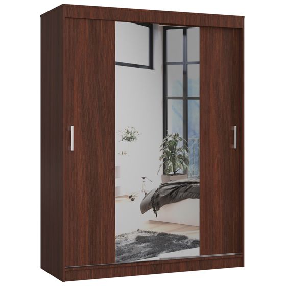 Akord Liukuovi Kaappi Wenge 150x60x200