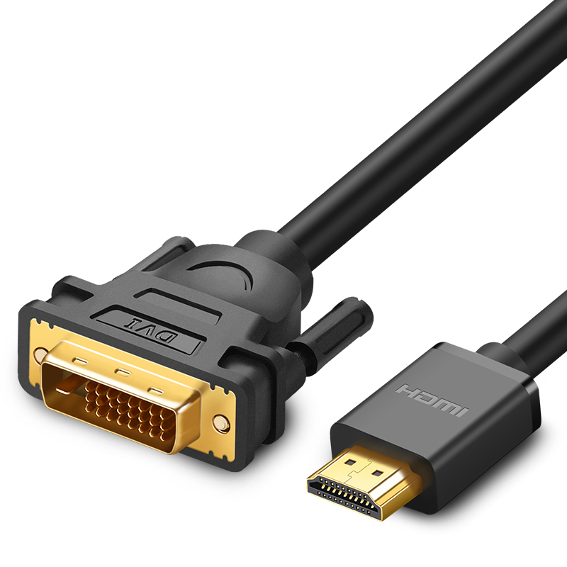 Kaksisuuntainen HDMI - DVI -kaapeli 2m musta
