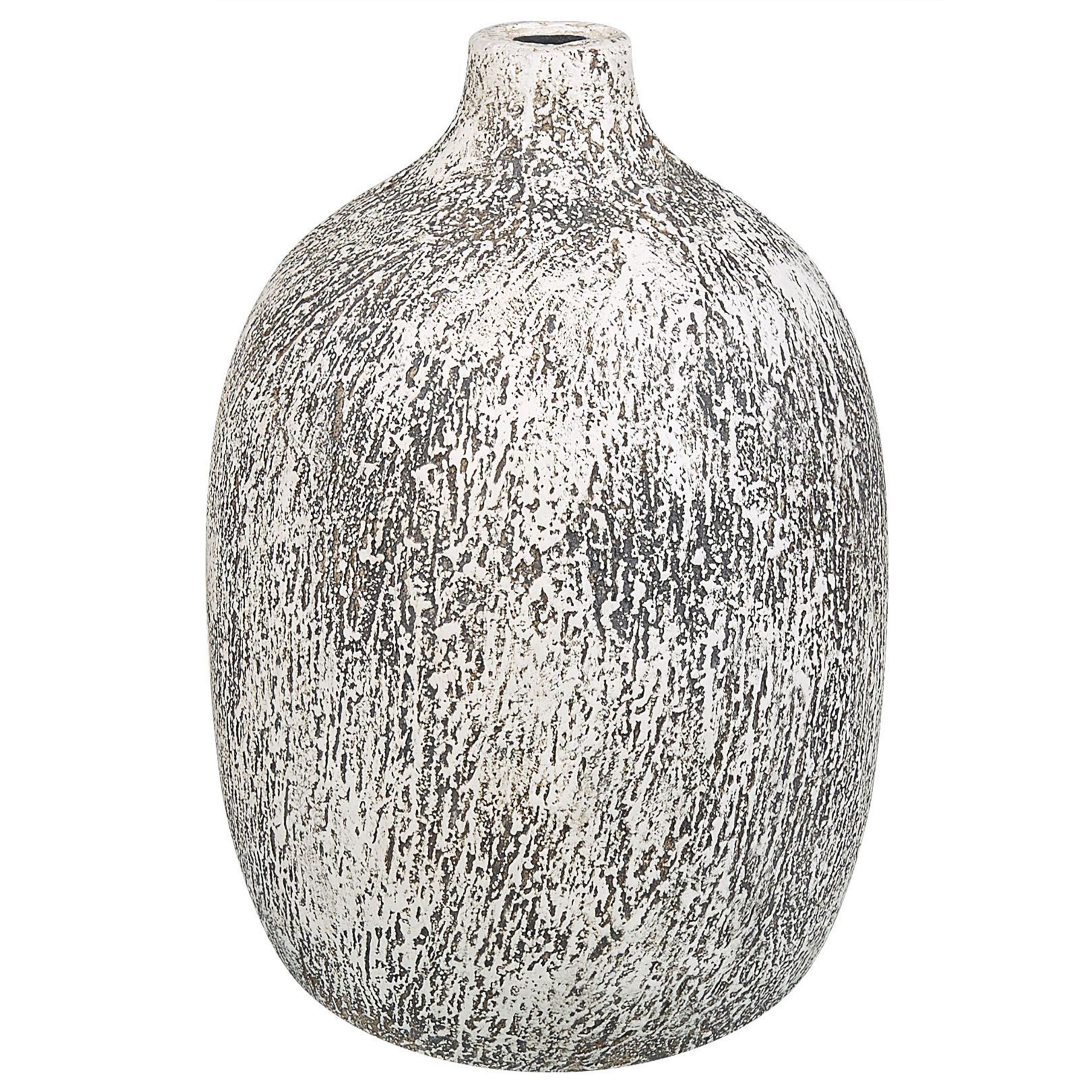 Kukkamaljakko VIGO 36 cm Keramiikka Harmaa