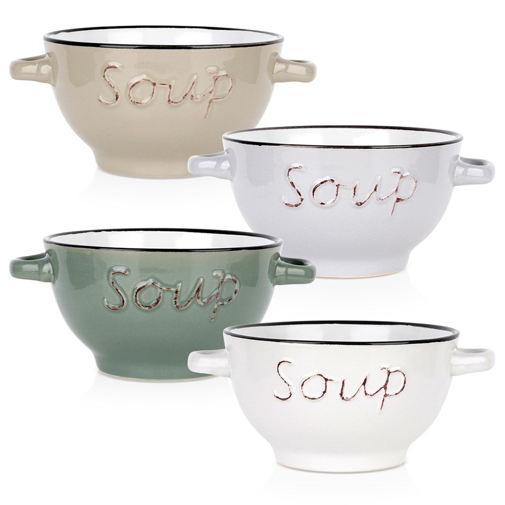 Keraaminen liemikuutio 600 ml 4 kpl.