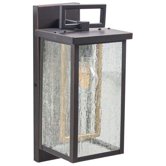 Ulkoseinävalaisin GALA liiketunnistimella Musta