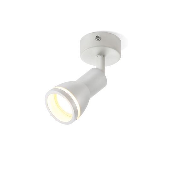 NETTLIFE LED - kattospottivalaisin 1 lamppu valkoinen olohuoneen säädettävä kattovalaisin GU10 spotti moderni lamppu