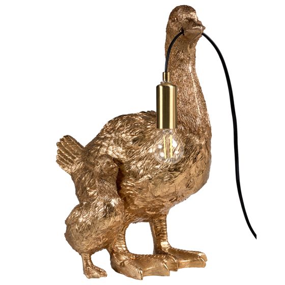 Pöytävalaisin Ankka DAFFY Kulta