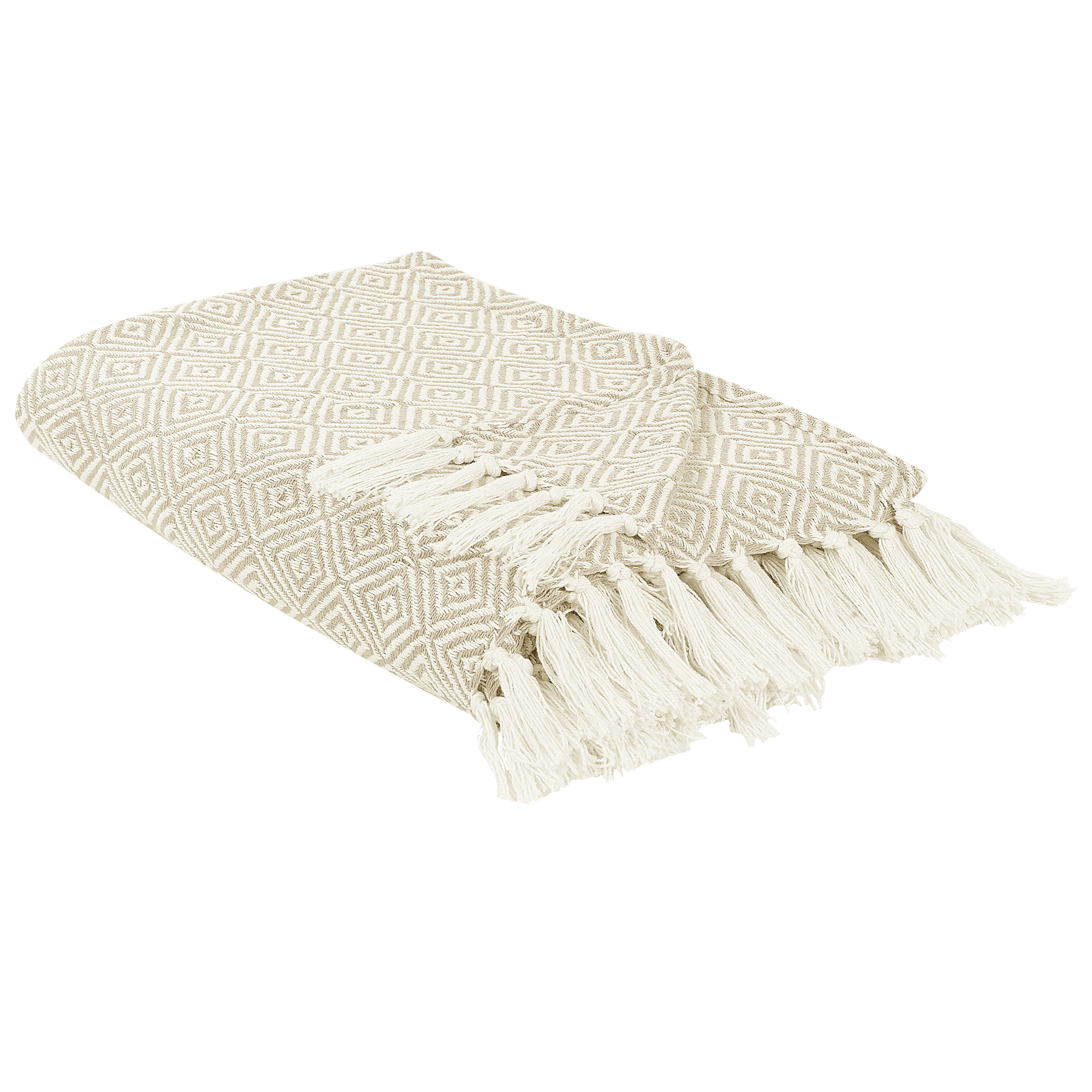 Päiväpeitto TOUTLI puuvilla 220 x 240 cm Vaaleanbeige