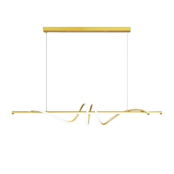 TOOLIGHT riippuvalaisin LHJ024-CP kulta, 120x20x20cm