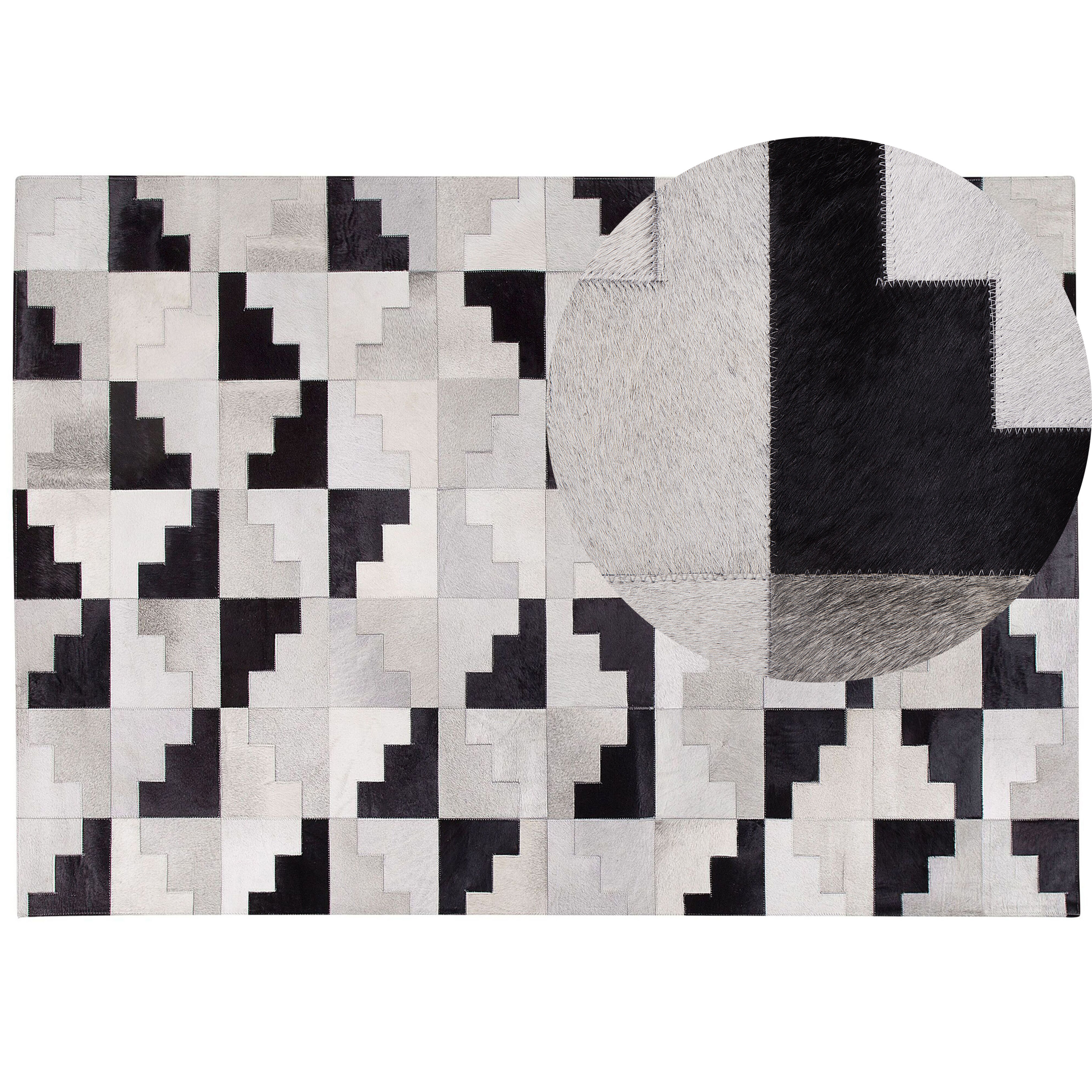 Matto EFIRLI Harmaa 160 x 230 cm nahka