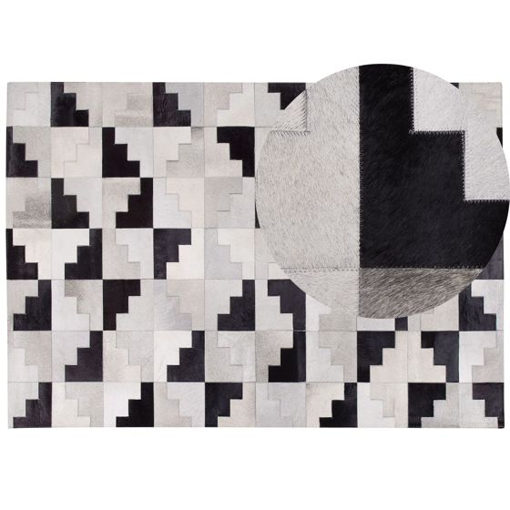 Matto EFIRLI Harmaa 160 x 230 cm nahka