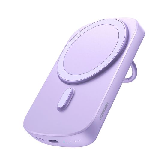 6000mAh langaton varavirtalähde 20W MagSafe-induktiolaturilla, violetti